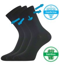Unisex ponožky s volným lemem - 3 páry Drbambik Lonka