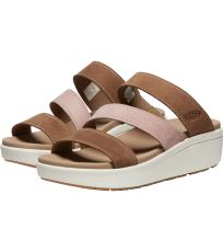 Dámské elegantní pantofle ELLECITY SLIDE WOMEN KEEN toasted coconut/fawn