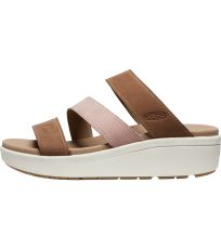 Dámské elegantní pantofle ELLECITY SLIDE WOMEN KEEN toasted coconut/fawn