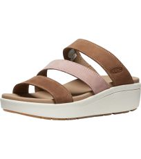 Dámské elegantní pantofle ELLECITY SLIDE WOMEN KEEN toasted coconut/fawn